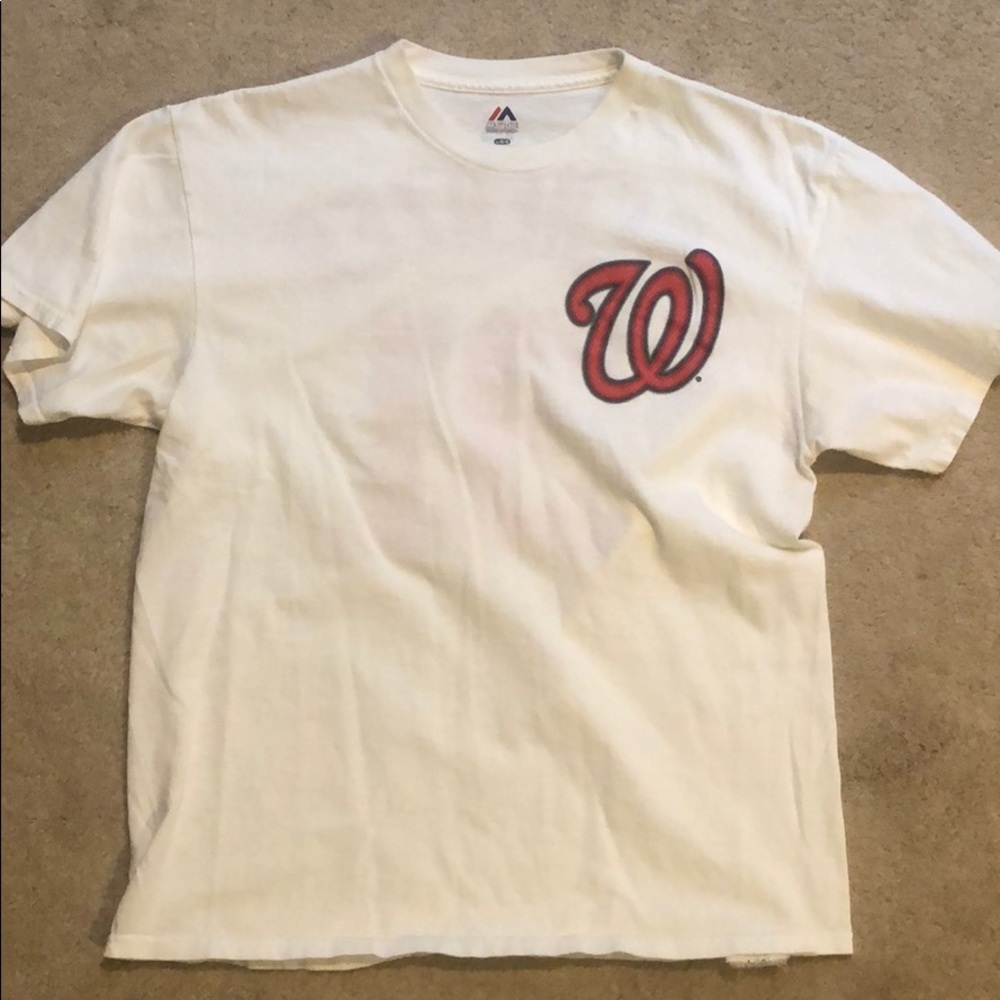 Max Scherzer Washington Nationals Majestic T-Shirt
